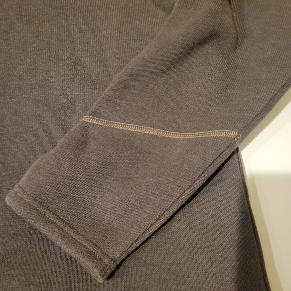 Columbia Mens Cedar Rock Half-Zip Fleece Lined Gray Pullover Top size XL - Picture 3 of 6